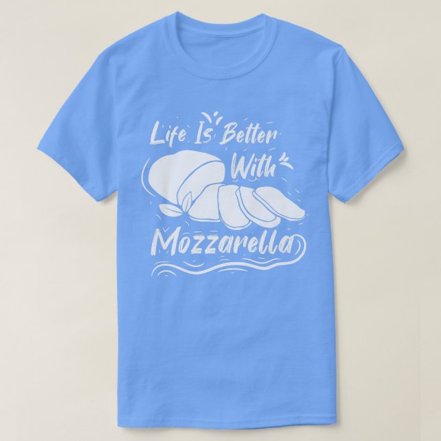 T-shirt Recettes de fromage Mozzarella Buffalo Pr frais it (Design devant)