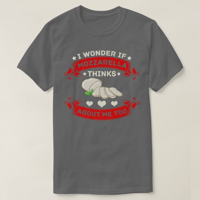 T-shirt Recettes de fromage Mozzarella Buffalo Pr frais it (Design devant)