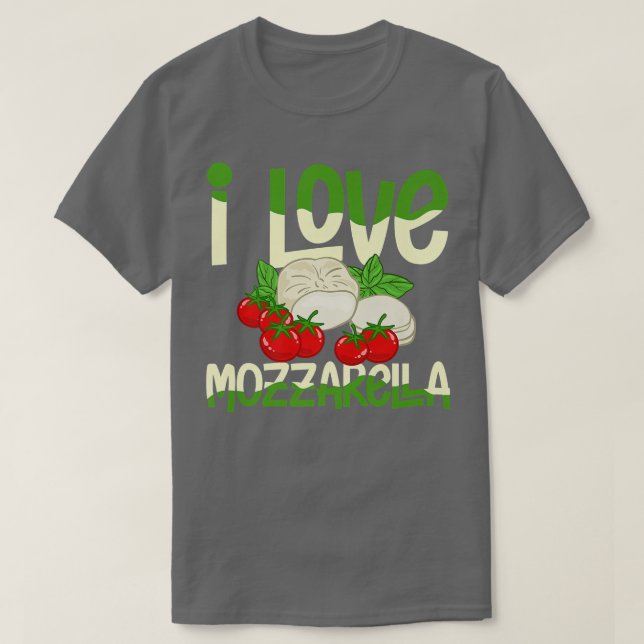 T-shirt Recettes de fromage Mozzarella Buffalo Pr frais it (Design devant)