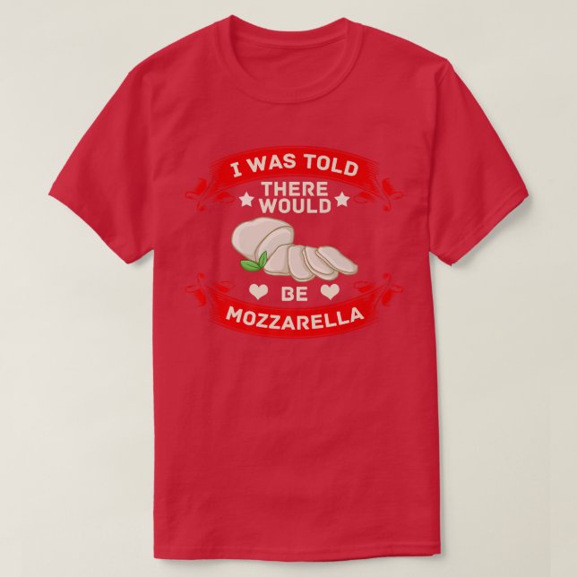 T-shirt Recettes de fromage Mozzarella Buffalo Pr frais it (Design devant)