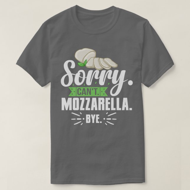 T-shirt Recettes de fromage Mozzarella Buffalo Pr frais it (Design devant)
