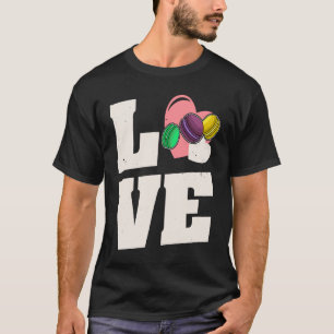 T-shirt Recettes de macarons dessert Italie confiserie dit