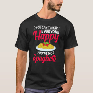 T-shirt Recettes de sauce pour pâtes spaghetti italiennes