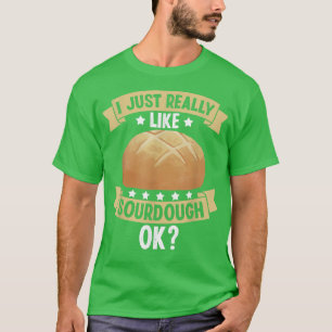 T-shirt Recettes d'entrée de pain de pâte à pain de pâte à