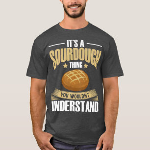 T-shirt Recettes d'entrée de pain de pâte à pain de pâte à