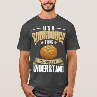 T-shirt Recettes d'entrée de pain de pâte à pain de pâte à
