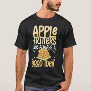 T-shirt Recettes Fritter Apple Pains de beignes Gluten Veg