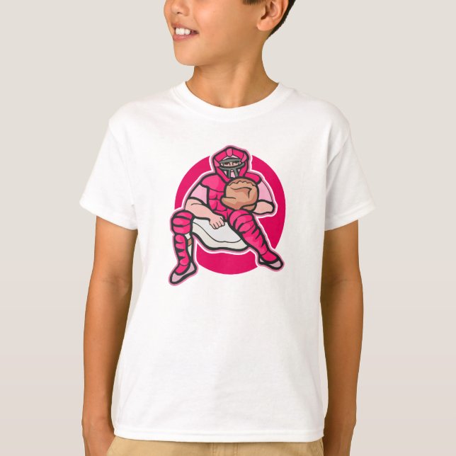 T-shirt Receveur rose (Devant)