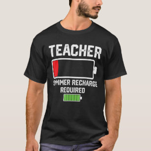 T-shirt Recharge estivale de l'enseignant obligatoire Batt