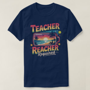T-shirt recharge estivale méritée pour les enseignants