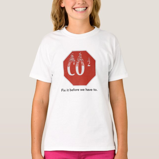 T-shirt Réchauffement Climatique (Devant)