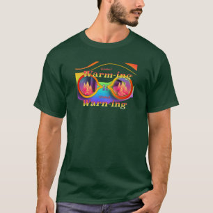 T-shirt Réchauffement Climatique Alerte Forestière Verte