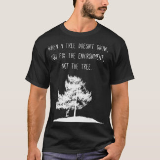 T-shirt Réchauffement climatique de l'état d'esprit de l'a