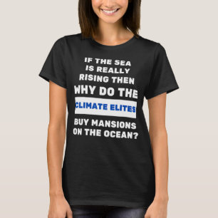 T-shirt Réchauffement climatique des questions politiques 