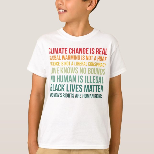 T-shirt Réchauffement climatique scientifique Le changemen (Devant)