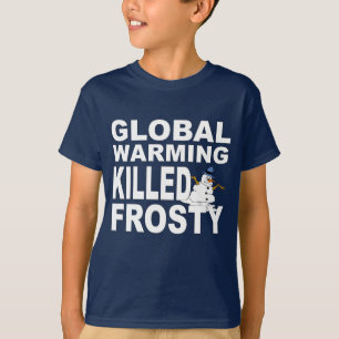 T-shirt Réchauffement climatique tué gelé