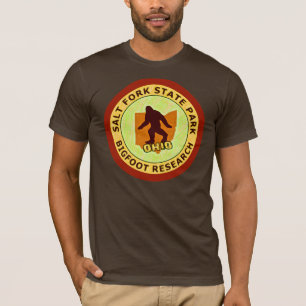 T-shirt Recherche de Bigfoot de parc d'état de fourchette