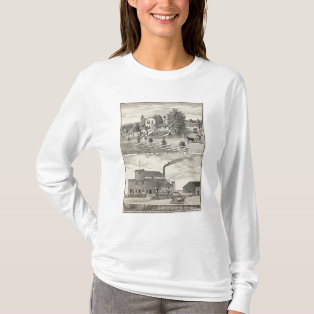 T-shirt Recherche de Cacheville, moulin de Madison (Devant)