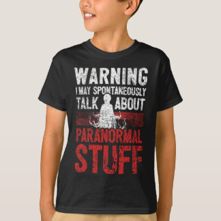 T-shirt Recherche de fantômes Avertissement Paranormal Enq