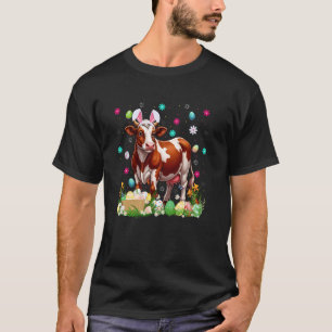 T-shirt Recherche de œufs de Pâques Lapin Oreille Bovins V