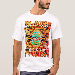 T-shirt Recherche de sagesse Geomethric Tribal/Ethnic Eye