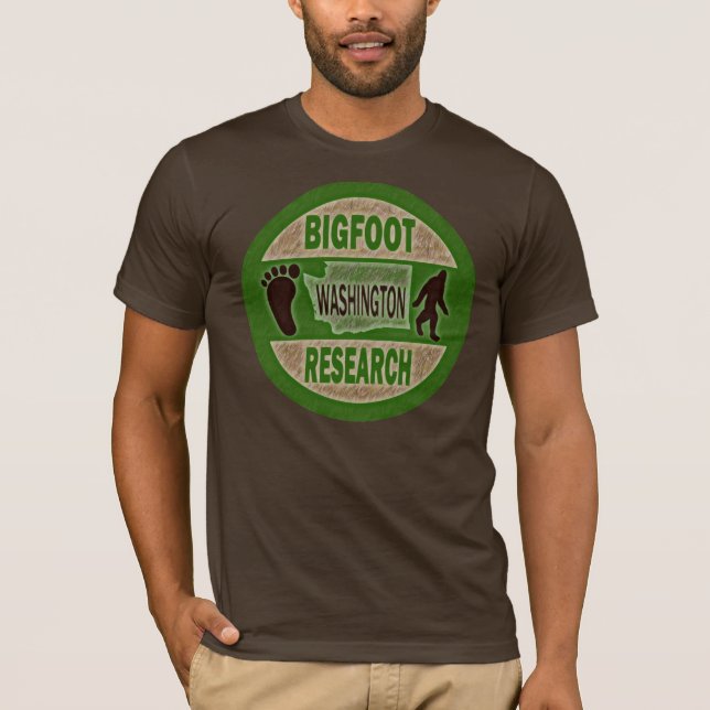 T-shirt Recherche de Washington Bigfoot (Devant)