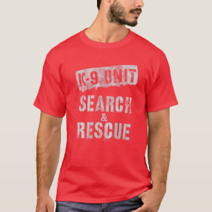 T-SHIRT RECHERCHE D'UNITÉS K-9