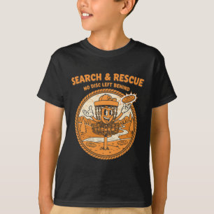T-shirt Recherche et sauvetage Aucun disque laissé derrièr