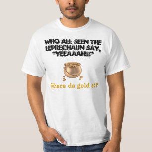 T-shirt RECHERCHÉ : Lutin et son or !