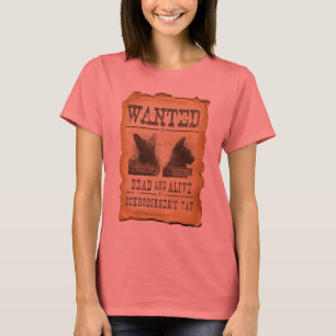 T-shirt Recherché mort et vivant. Le chat de Schroedinger.