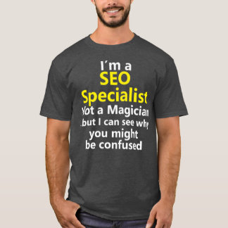 T-shirt Recherche moteur SEO Spécialiste emploi en ligne n