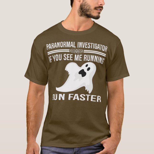 T-shirt Recherche paranormale Chasse aux fantômes (Devant)