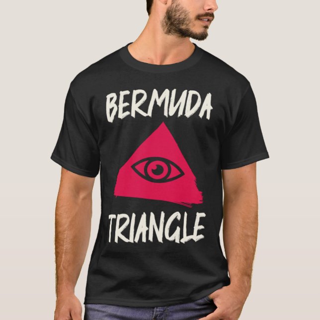 T-shirt Recherche Triangle des Bermudes Océan Triangle des (Devant)