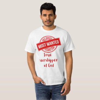 T-shirt Recherché : Véritable adorateur de Dieu Tee pour l