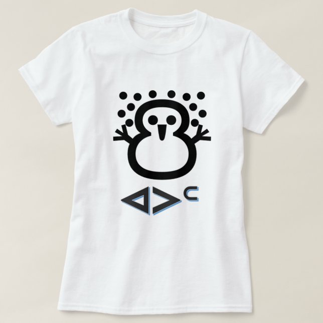 T-shirt Rechercher - neige en inuktitut (Design devant)