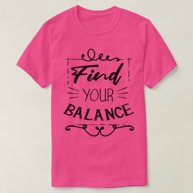 T-shirt Rechercher votre solde (Design devant)