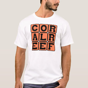 T-shirt Récif de corail, Structure aquatique