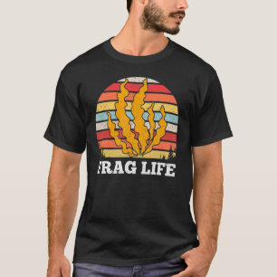 T-shirt Récif De Corail vintage De Frag Life Aquarium Salt