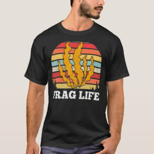 T-shirt Récif de corail vintage de Frag Life Aquarium Salt