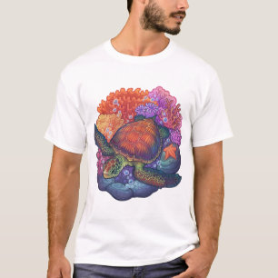 T-shirt Récif de Tortue de Mer