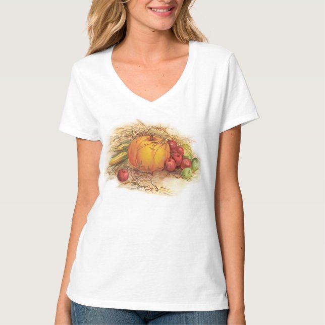 T-shirt Récolte d'automne (Devant)