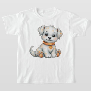 T-shirt Récolte d'automne Chiot mignon