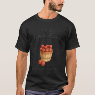 T-shirt Récolte de verger de pommes croquantes sucrées de 