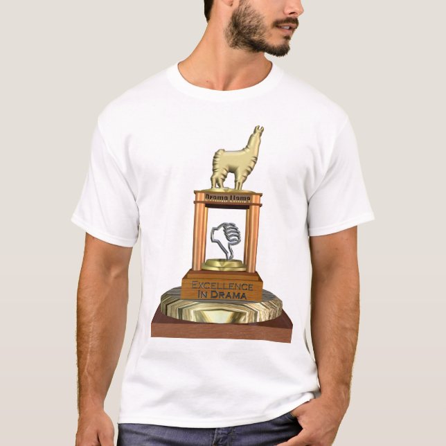 T-shirt Récompense de lama de drame (Devant)