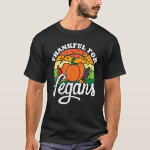 T-shirt Reconnaissant Pour Les Végétaliens Sans Viande Pas