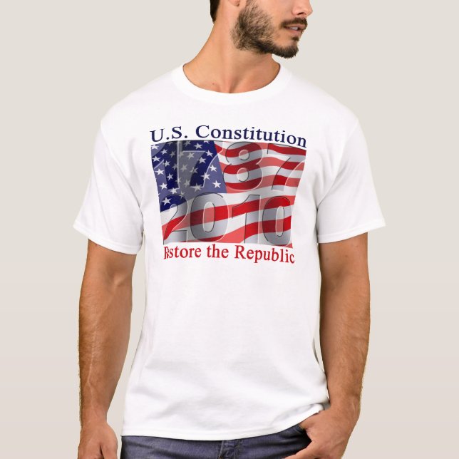 T-shirt Reconstituez les chemises de République (Devant)