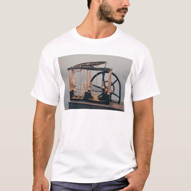 T-shirt Reconstruction de la machine à vapeur de James (Devant)