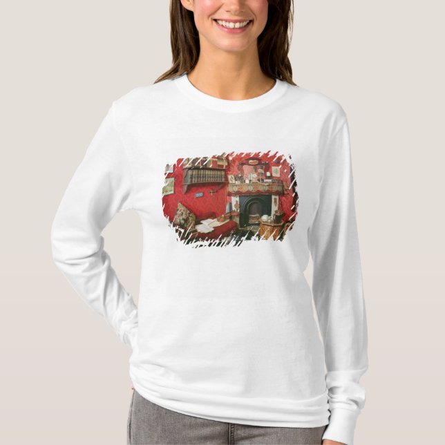 T-shirt Reconstruction de pièce de Sherlock Holmes (Devant)