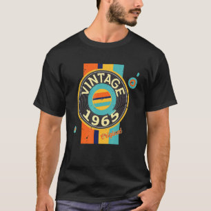 T-shirt Record Vinyl 1965 Anniversaire Joueur Vintage