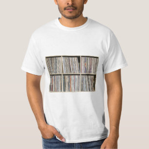 T-shirt Records Vinyl Albums Record Collection Shelter